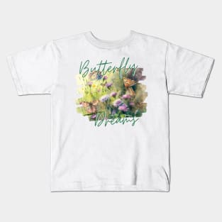 Summer Butterfly Dreams Kids T-Shirt